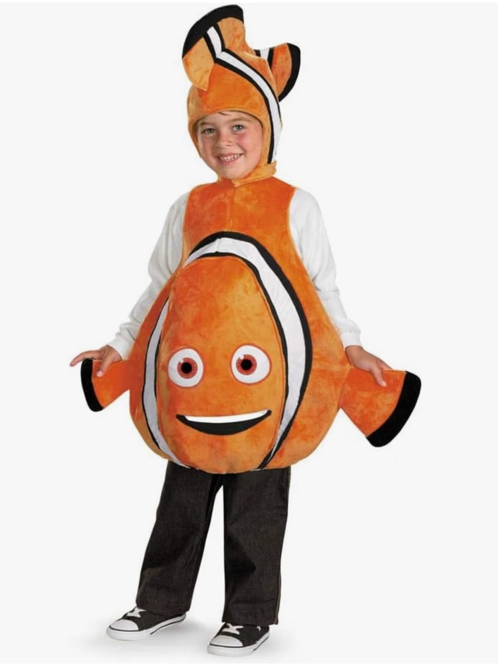 Disney Finding Memo Kids Plush Clownfish Costume in Orange